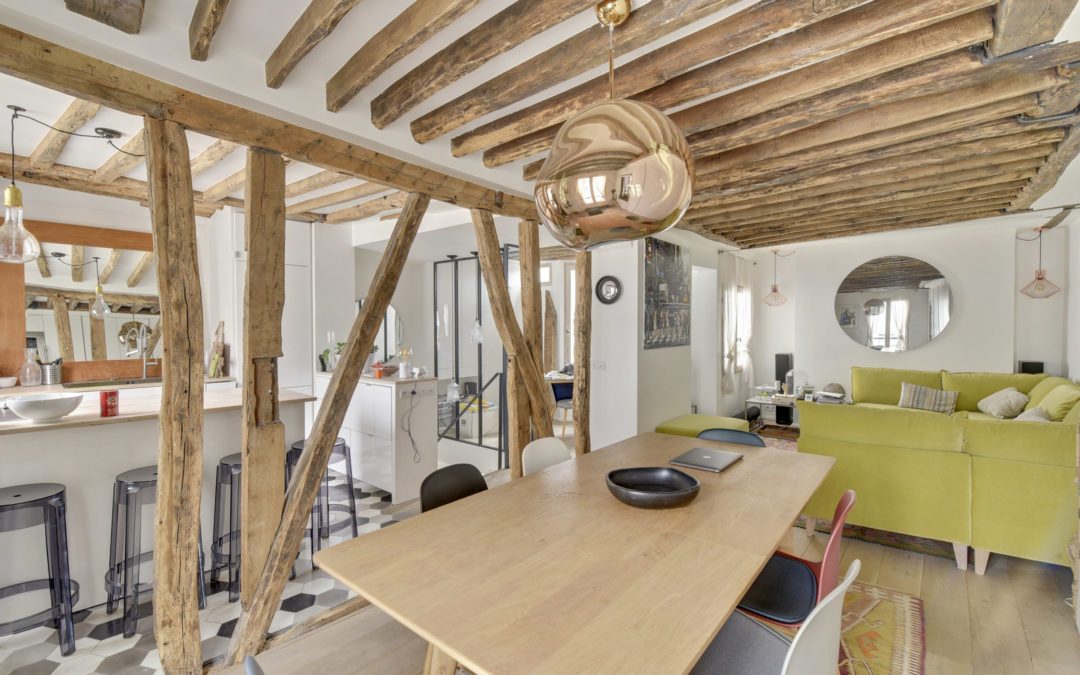 Duplex 80m2 en plein Marais