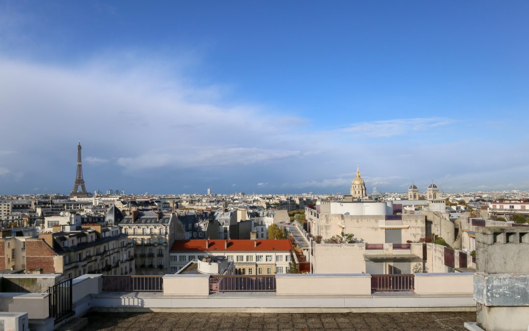 169m2 / 59m2 balcon-terrase / 140m2 rooftop rue Duroc Paris 7