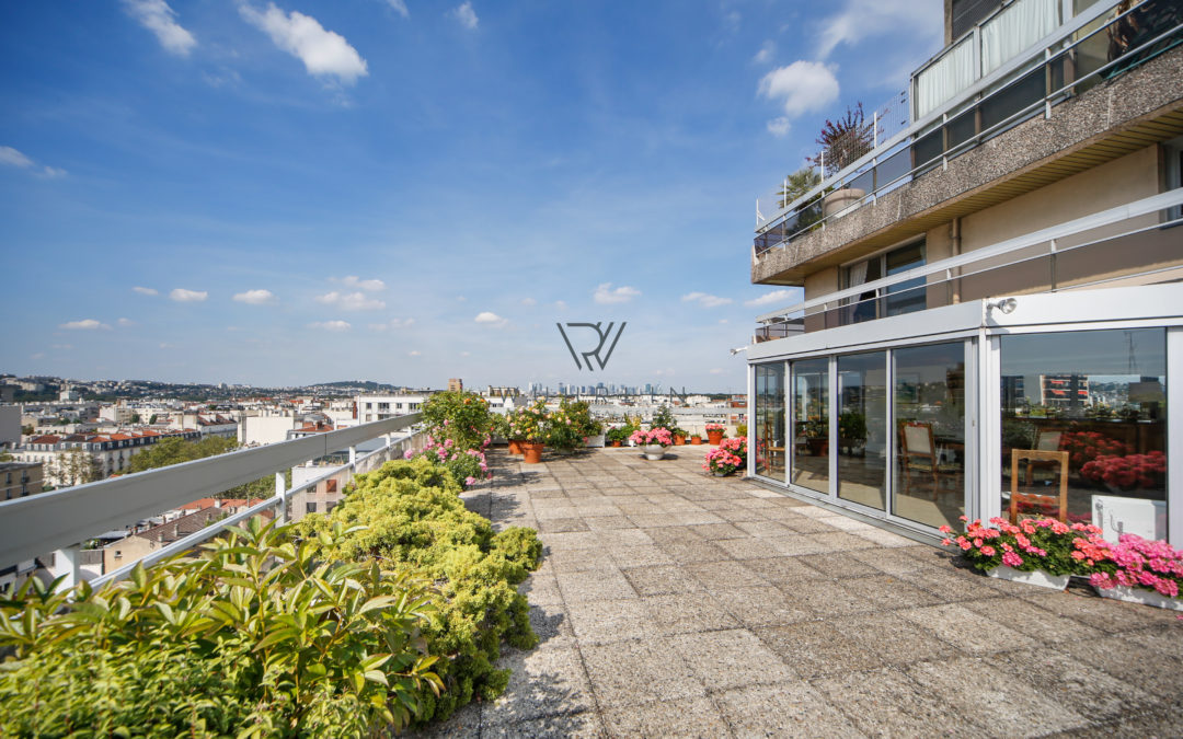 Duplex 207m2 avec terrasse panoramique boulevard Jean Jaurès Boulogne-Billancourt